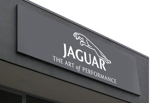 изготовление обьектов наружной рекламы jaguar nesvet